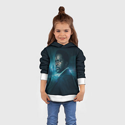 Толстовка-худи детская Извне, цвет: 3D-белый — фото 2