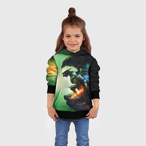Детская толстовка Inquisition Dragon Age / 3D-Черный – фото 4