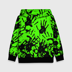 Толстовка-худи детская Death stranding руки, цвет: 3D-черный