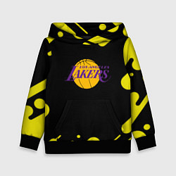 Толстовка-худи детская Lakers club, цвет: 3D-черный