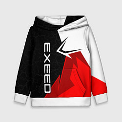 Детская толстовка Exeed - красно-белый