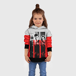 Толстовка-худи детская Гарри Поттер и его друзья, цвет: 3D-черный — фото 2