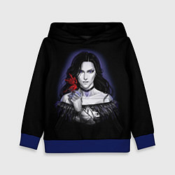 Толстовка-худи детская Тайная сила Йеннифер, цвет: 3D-синий