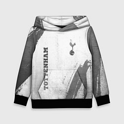 Толстовка-худи детская Tottenham - white gradient вертикально, цвет: 3D-черный