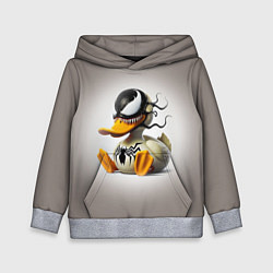 Толстовка-худи детская Venom Duck - ai art fantasy, цвет: 3D-меланж