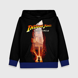 Толстовка-худи детская Indiana Jones and the Great Circle, цвет: 3D-синий