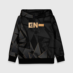 Толстовка-худи детская Enhypen golden poly, цвет: 3D-черный