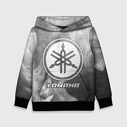 Толстовка-худи детская Yamaha - grey gradient, цвет: 3D-черный