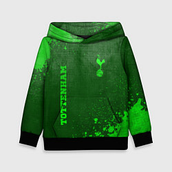 Толстовка-худи детская Tottenham - green gradient вертикально, цвет: 3D-черный