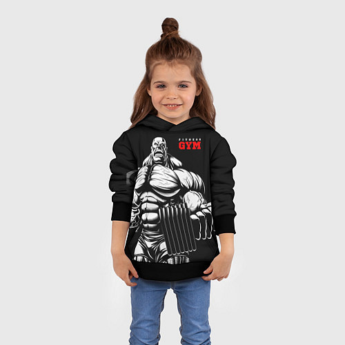 Детская толстовка Fitness GYM - jock / 3D-Черный – фото 4