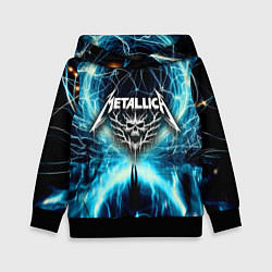 Толстовка-худи детская Neon glow - Metallica, цвет: 3D-черный