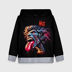 Толстовка-худи детская Mick Jagger - Rolling Stones, цвет: 3D-меланж