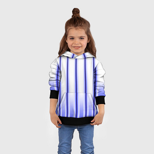 Детская толстовка Striped suit / 3D-Черный – фото 4