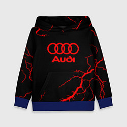 Толстовка-худи детская Audi storm, цвет: 3D-синий