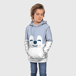 Толстовка-худи детская Wolf Chan skzoo, цвет: 3D-белый — фото 2
