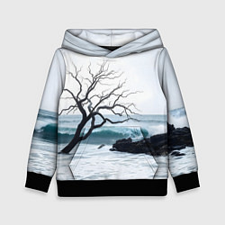 Детская толстовка Дерево в море