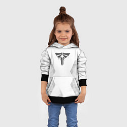 Толстовка-худи детская The Last Of Us white poly, цвет: 3D-черный — фото 2