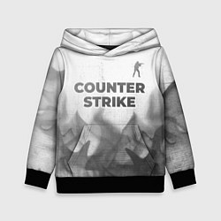Толстовка-худи детская Counter Strike - white gradient посередине, цвет: 3D-черный