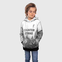 Толстовка-худи детская Counter Strike - white gradient посередине, цвет: 3D-черный — фото 2
