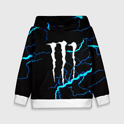 Детская толстовка Monster energy неоновые молнии