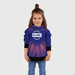 Толстовка-худи детская Blackpink red energy, цвет: 3D-черный — фото 2