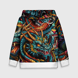 Детская толстовка Татуировка дракона ирезуми