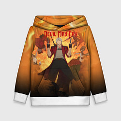 Толстовка-худи детская Devil May Cry персонажи, цвет: 3D-белый