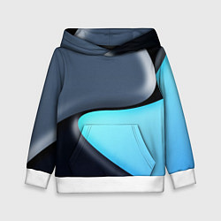 Толстовка-худи детская Разноцветный, цвет: 3D-белый