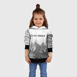 Толстовка-худи детская Dark Souls - white gradient посередине, цвет: 3D-черный — фото 2