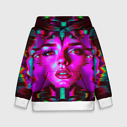 Толстовка-худи детская Три лица, цвет: 3D-белый