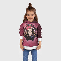 Толстовка-худи детская Вай Аркейн, цвет: 3D-белый — фото 2