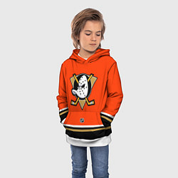 Толстовка-худи детская Anaheim Ducks NHL, цвет: 3D-белый — фото 2