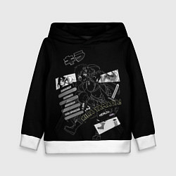 Толстовка-худи детская Классная аниме девочка, цвет: 3D-белый