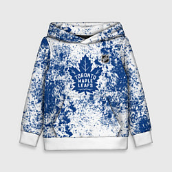 Толстовка-худи детская Toronto Maple Leafs NHL white, цвет: 3D-белый