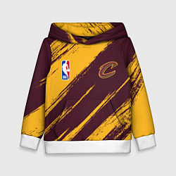 Толстовка-худи детская Кливленд Кавальерс - команда НБА, цвет: 3D-белый