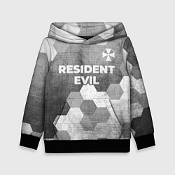 Толстовка-худи детская Resident Evil - grey gradient посередине, цвет: 3D-черный