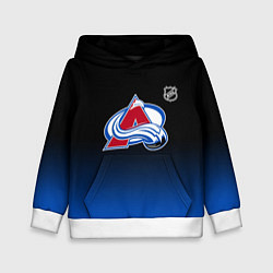 Толстовка-худи детская Колорадо Эвеланш - градиент, цвет: 3D-белый