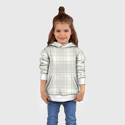 Толстовка-худи детская Checked white completely, цвет: 3D-белый — фото 2