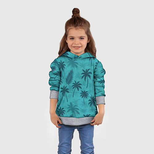 Детская толстовка Гавайский стиль - Томми Версетти / 3D-Меланж – фото 4