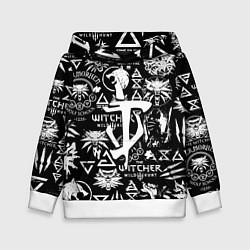 Детская толстовка Doom логотипы ведьмак