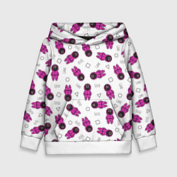 Детская толстовка Персонажи корейского сериала игра в кальмара