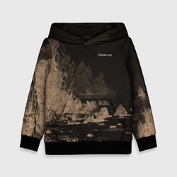 Детская толстовка Dream on тёмно-коричневый