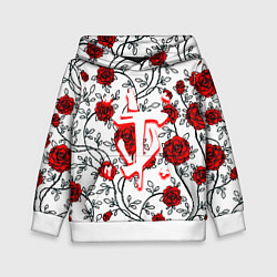 Детская толстовка Doom розы