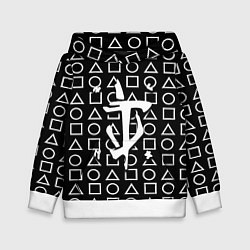 Детская толстовка Doom geometry pattern