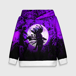 Детская толстовка Самурай при луне