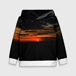 Детская толстовка Закат на плато
