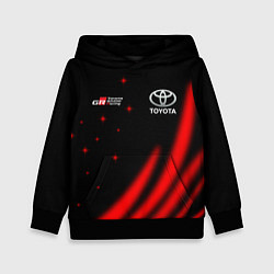 Толстовка-худи детская Toyota GR Gazoo Racing, цвет: 3D-черный