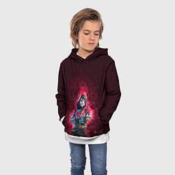 Толстовка-худи детская Fortnite Bonehead, цвет: 3D-белый — фото 2