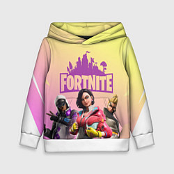 Толстовка-худи детская Fortnite, цвет: 3D-белый