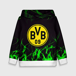 Детская толстовка Borussia зелёный огонь